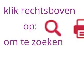 Zoeken op de site