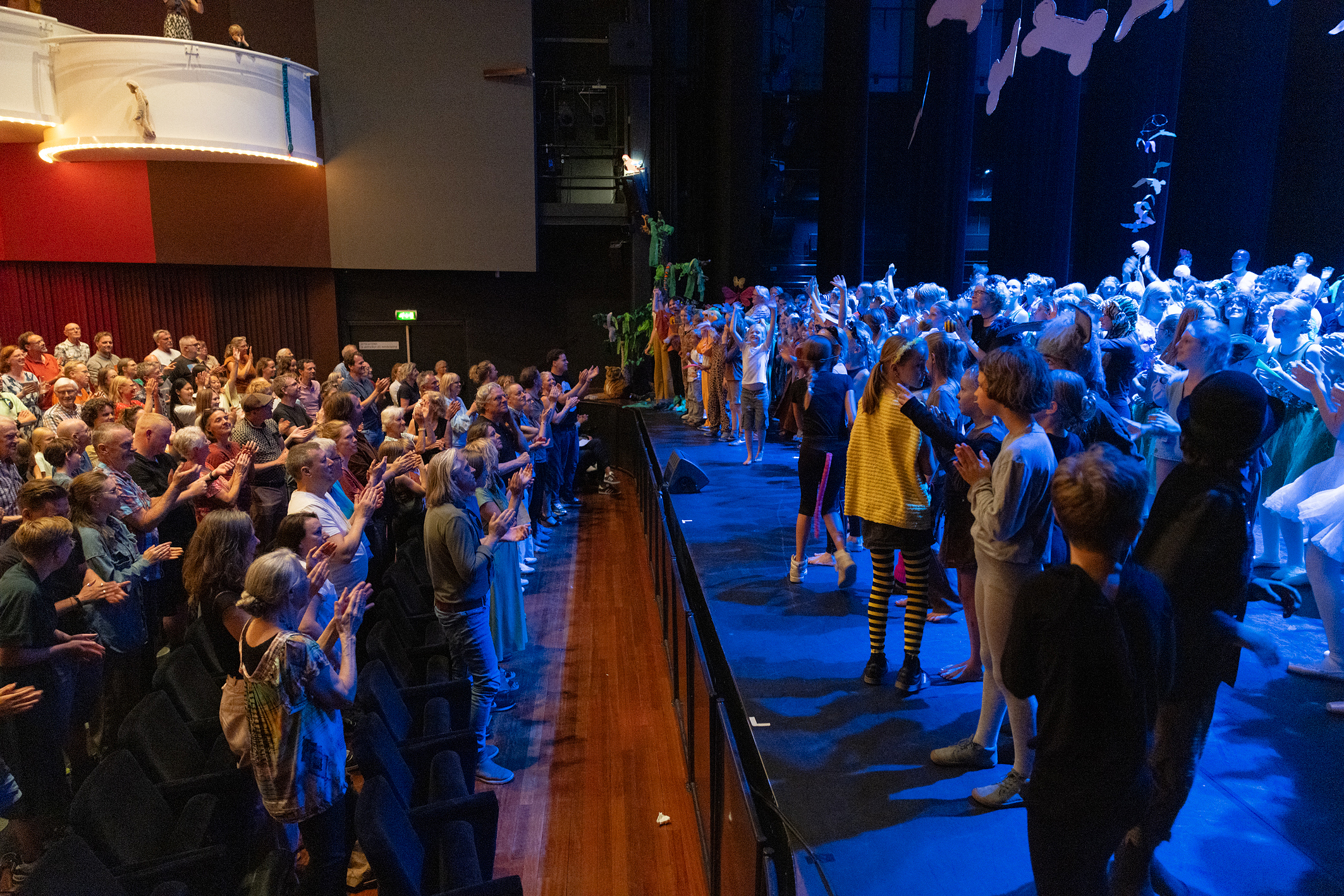 Publiek bij Eindvoorstelling 2025