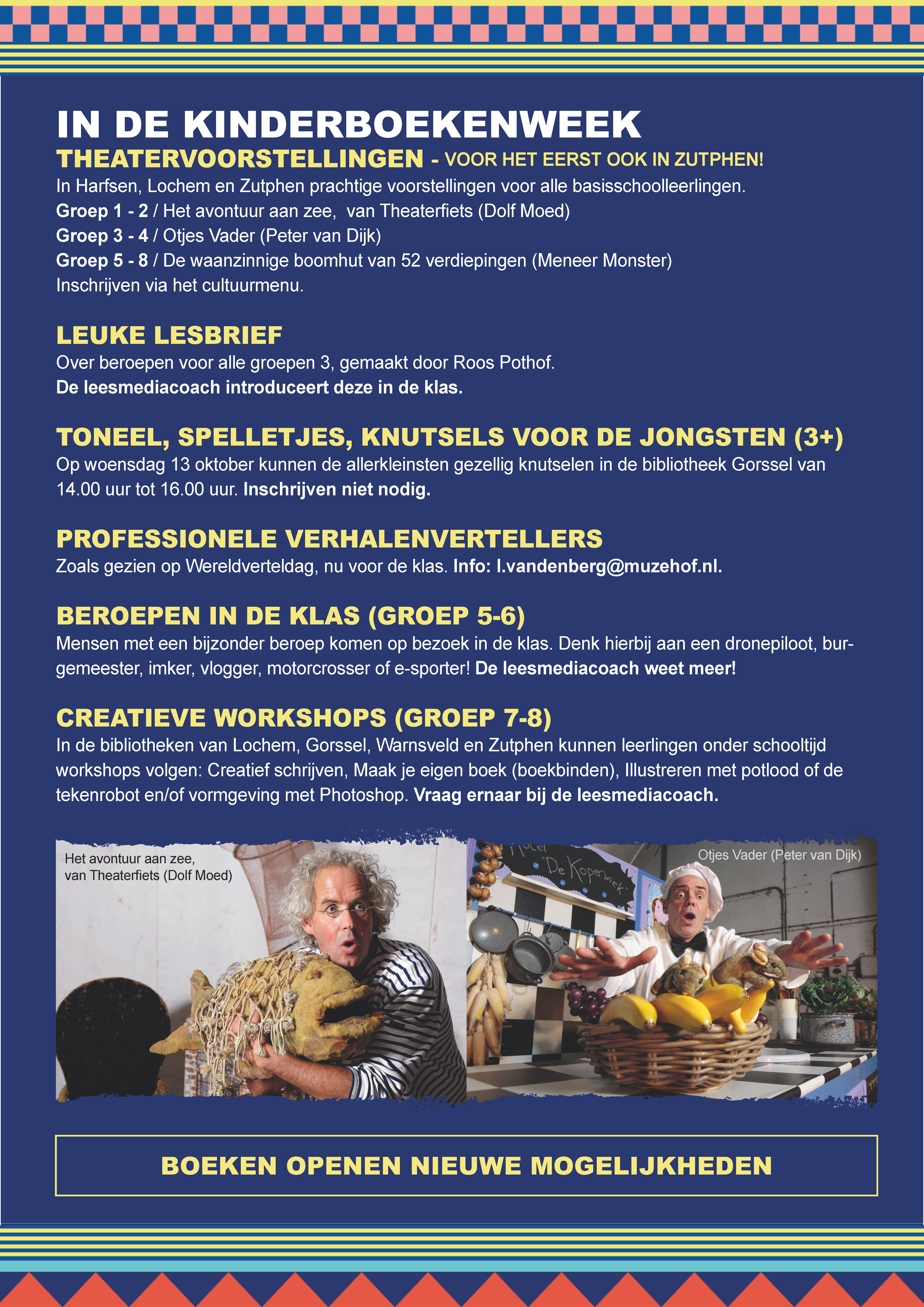 Flyer Kinderboekenweek voor leerkrachten
