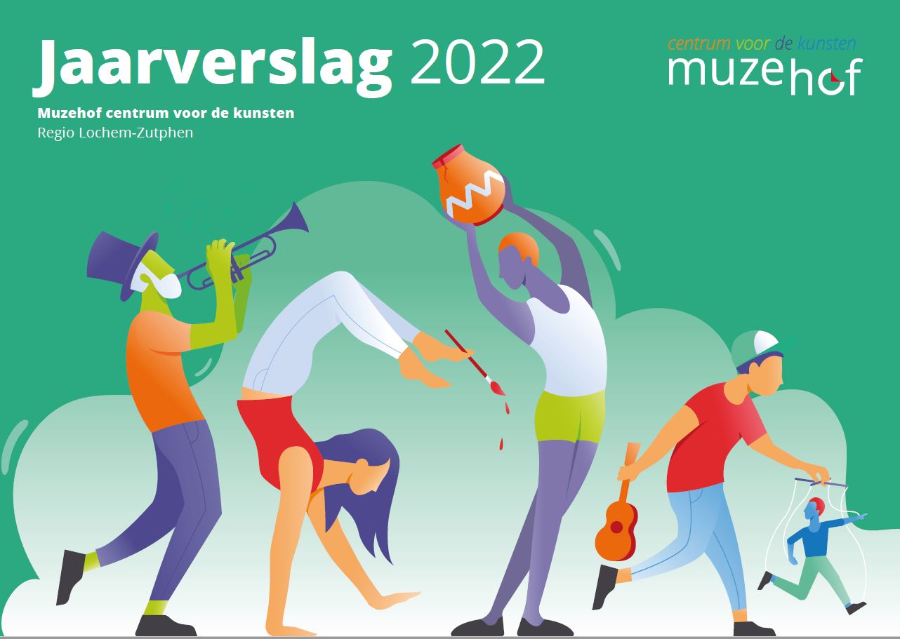 Voorblad Jaarverslag Muzehof 2021 illustratie