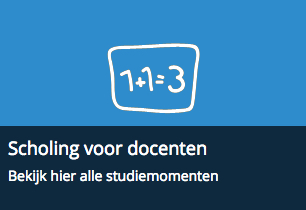 Button voor overzicht scholing docenten en kunstaanbieders