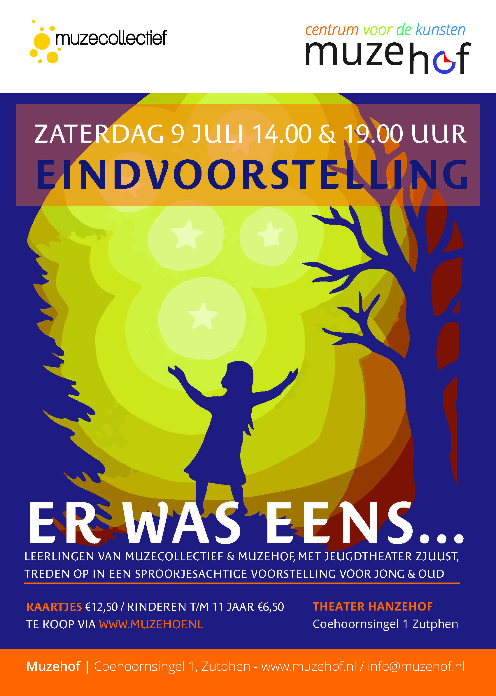 poster Eindvoorstelling en link naar pdf programma