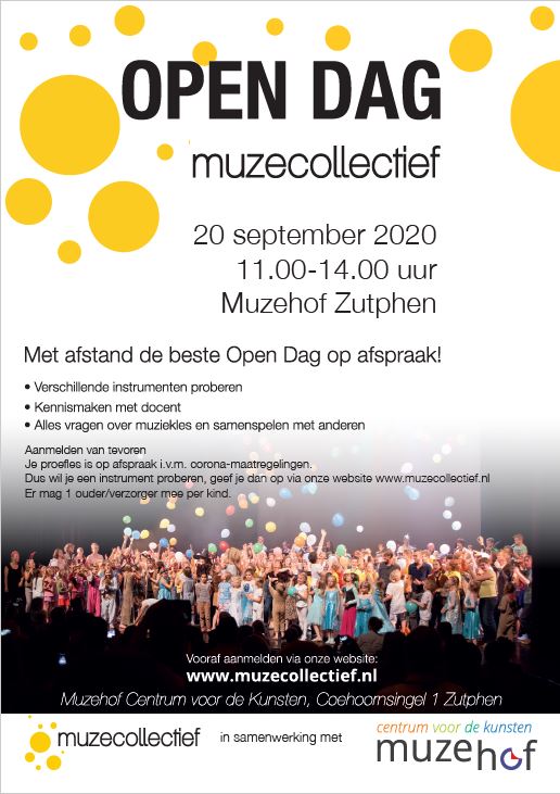 poster open dag muzecollectief