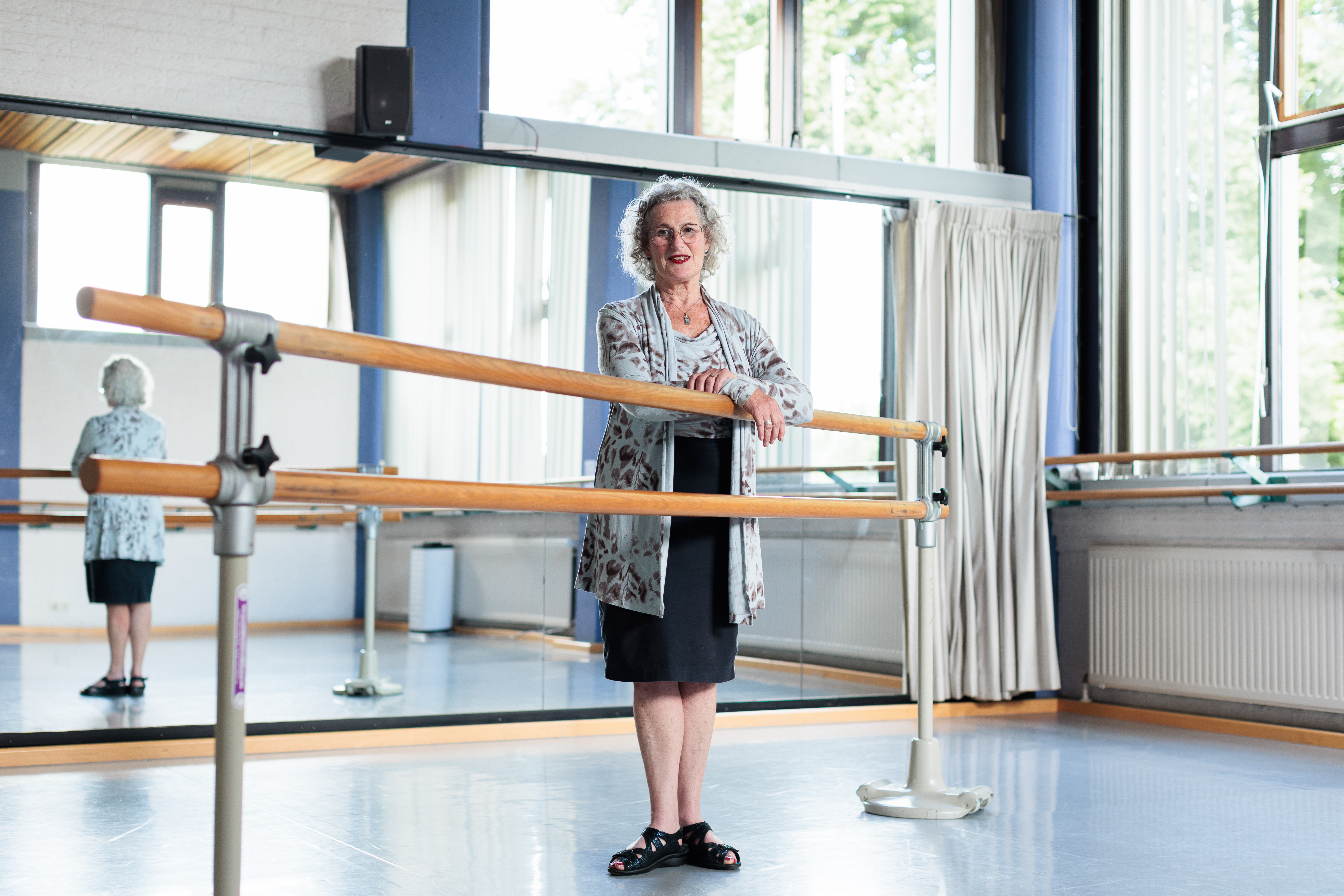 Julie de la Fuente in de Dansstudio van Muzehof Zutphen